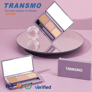 Boîte à poudre vide, conteneur pour correcteur et blush, conteneur à poudre avec miroir, étui pour palette de fards à paupières - Product Image 1