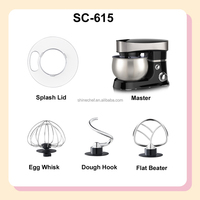 Robot pâtissier multifonction SOHEF pour cuisine domestique, avec bol mélangeur électrique en acier inoxydable 3L 5L, pour professionnels de la restauration et artisans