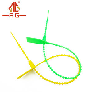 Z040 Etiqueta de sellado con cuentas Logotipo personalizado Tira de sellado Bolsa Bloqueo Sello de plástico Proveedor - Product Image 2