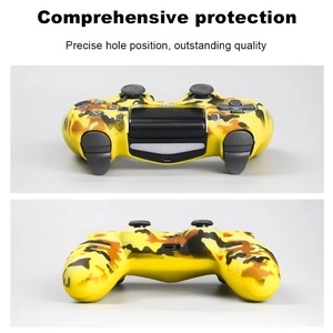 غطاء جراب مطاطي من السيليكون الناعم الضفدع للبيانات لسوني للبلاي ستيشن 4 لـ <span class=keywords><strong>PS4</strong></span> Pro حماية لوحة تحكم رفيعة للعبة - Product Image 6