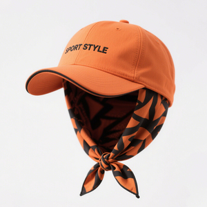 Pañuelo de cabeza con estampado de doble cara personalizado Bandana Seda Streetwear Hip Hop Square Bandana 90*90 - Product Image 3