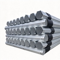 Tuyau en acier galvanisé à chaud Q345 de 6 m, GOST10704 DN100 SC, conduit électrique, protection incendie, tube GI pour la construction