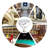 Projecteur LED PAR38 C VP01 homologué ETL 60W 55W 50W AC100-277V sans scintillement, garantie 3 ans, E26 E27, LED PAR38 avancée pour bijoux