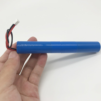 Batterie cylindrique au lithium-ion personnalisée DTP 18650 2S1P 1S2P 3S1P 7.4V 11.1V 1200MAH 2200mAh avec protection BMS intégrée