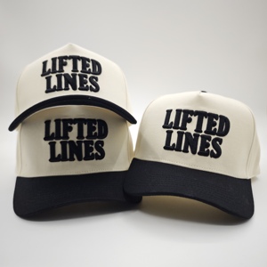 <strong>Custom</strong> High Quality 100% Cotton <strong>5</strong> Panels 3D Embroidery Logo <strong>Custom</strong> OTTO Trucker Hat Two Tone Baseball Cap Men Fashion Sport Cap - Product Image 4