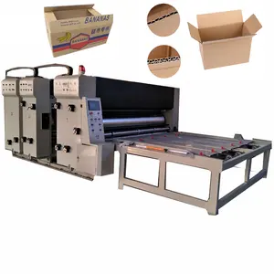 Two Colour Printer Slotter Machine New Product 2020 Manufacturer Provided Automatic Restaurant Pizza Boxes Acceptable 1.5 Years