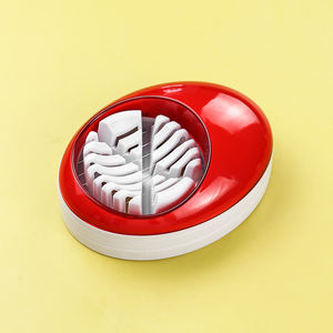 Outils de cuisine de haute qualité coupe-oeufs manuel multifonctionnel 3 en 1 fil d'acier inoxydable trancheuse à oeufs en plastique pour la cuisine - Product Image 1