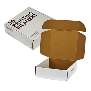 Boîte cadeau rose en carton ondulé recyclable avec logo personnalisé, faible MOQ, pour vêtements et cosmétiques, boîte d'expédition en papier - Product Image 5