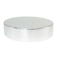 Bouchon à vis en aluminium et plastique fileté de 89 mm, anti-effraction, hermétique, personnalisable pour bocaux à large ouverture et flacons pharmaceutiques