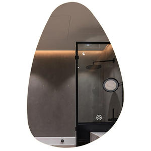 36x28 Zoll Unregelmäßig Geformter Badezimmer-Wandspiegel, Rahmenlos, LED-Beleuchtet mit Einstellbarer Helligkeit - Product Image 3