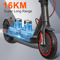 Skuter Listrik 350W Pengiriman Lokal AS, Ban Sarang Lebah 8,5 Inci, Lipat, Ringan, Skuter Dorong Dewasa, Stok EU & AS