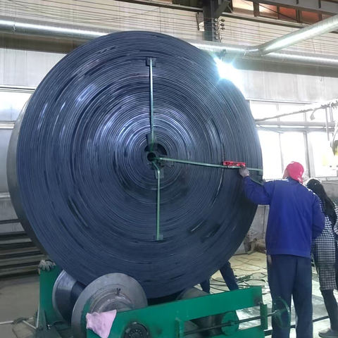 Adjustable Speed Custom Black Rubber Conveyor Belt Stainless Steel New for Manufacturing Plant Directly Chinese Manufacturers