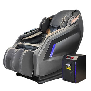 Fauteuil de massage corporel complet intelligent 3D à gravité zéro avec rail SL, commande vocale intelligente, en similicuir durable, entretien réduit, pour centre commercial - Product Image 3