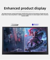 Moniteur de jeu portable Oem 15.6 pouces 1080P FHD Full HD Type-C Extender d'écran pour PS5/PS4/XBOX/PC/téléphone portable/ordinateur portable