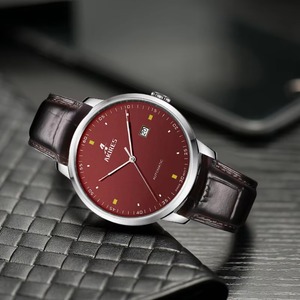 Reloj Analógico de Pulsera de Cuero Mecánico Automático para Hombre de Marca, Caja de Acero Inoxidable, Cristal de Zafiro, Resistente al Agua, Cronógrafo - Product Image 4