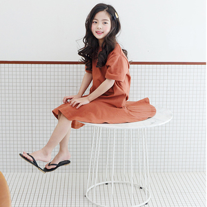 Vestidos Largos de Fiesta para Niñas, Diseño Veraniego, Hasta la Rodilla, Casuales, del Mercado Chino - Product Image 5