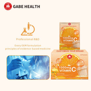 Orange 1000mg Vitamine C Effervescente en Poudre en Stick Antioxydant Éclaircissant pour la Peau Soutien Immunitaire pour Complément Nutritionnel Quotidien - Product Image 3