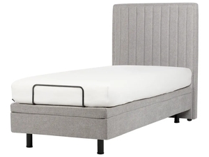 Lit électrique haute performance à double moteur avec cadre en tissu lin, <span class=keywords><strong>sommier</strong></span> intelligent anti-ronflement à gravité zéro, pour hôtel et maison - Product Image 4