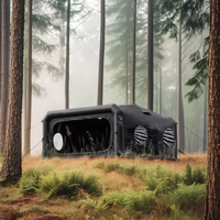 Tente Capsule Spatiale Gonflable en Oxford - Abri Extérieur Durable Quatre Saisons Imperméable à Ouverture Automatique Rapide pour le Camping