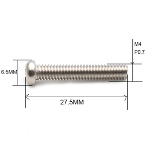 吉他拾音器高度调节螺丝 M4x20PM/6.3MM 适用于 TL 拾音器 - Product Image 5