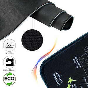 Carte du monde en caoutchouc néoprène personnalisé grand tapis de souris antidérapant personnalisé fabricant tapis de souris de jeu - Product Image 2