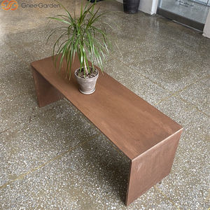 Corten Steel Modern Portable Durable Garden <b>Bench</b> <b>for</b> Park Villa Workshop Community Hotel School - Product Image 5