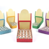 Boîtes d'emballage en carton mat pour cartouches de 1 ml et 2 ml, avec impression numérique personnalisée et pelliculage brillant sur papier cartonné blanc