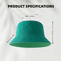 Chapeau Bob Pliable en Coton, Chapeau de Soleil de Voyage à Large Bord Respirant, Logo Personnalisé, Multicolore, Léger, Fabrication en Usine