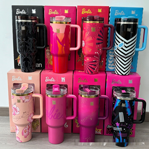 บ้านและสวน - แก้วน้ำสแตนเลสเคลือบสีทองขอบทอง - สินค้าขายดี - รับสั่งทำตามแบบ - Product Image 1