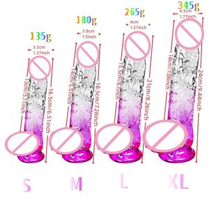 Длинный прозрачный фаллоимитатор, 7 дюймов - Product Image 1