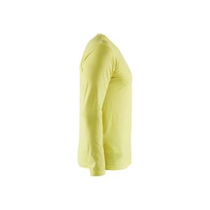 BLAKLADER - 350010423300XL Camiseta manga larga Amarillo-EAN 7330509814307 CAMISETAS Y POLOS DE TRABAJO - Product Image 3