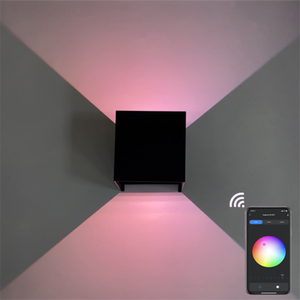 <span class=keywords><strong>Lampe</strong></span> murale intelligente à Led, wi-fi, rvb, voix réglable, extérieur, jardin, nuit, applique murale ronde encastrée, Tuya, autre système d'application - Product Image 5