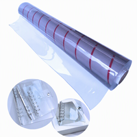 Film PVC super transparent, film plastique transparent en rouleau pour plusieurs applications d'emballage