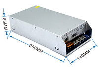 Regulado PFC 24VDC fuente de alimentación de conmutación 60V 2000W conductor transformadores 110V 220V AC a DC SMPS para la luz LED CCTV Motor