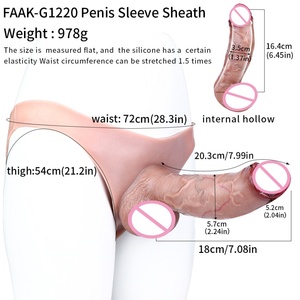 Silicone Strap on <b>Dildo</b> Pants for Men Masturbator - Product Image 3