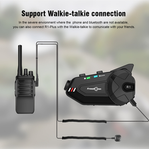FreedConn R1 PLUS Wifi Recorder Motorcycle Group <span class=keywords><strong>Intercom</strong></span> Freedconn 1080p Vídeo 6 pilotos Bluetooth <span class=keywords><strong>FM</strong></span> Wifi Capacete Interphone Ele - Product Image 2