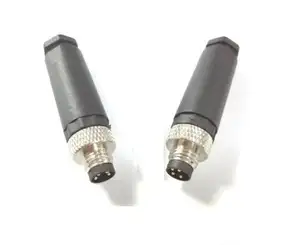 Bộ Chuyển Đổi Thiết Bị Đầu Cuối Điện Pin Từ 6 Chân M8 Dòng 2G Chuối OEM Phích Cắm & Ổ Cắm Đầu Nối Tròn Kim Loại Chống Nước