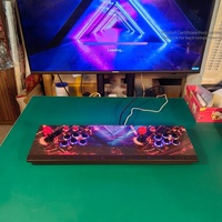 Console de Jeu Arcade Domestique Pandora Modèle Export Joystick Entièrement Métallique Console de Jeu DX9800 Tout-en-un Jeux de Combat Rétro Classiques Double