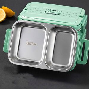 304 Stainless Steel <b>Insulated</b> <b>Lunch</b> <b>Box</b> OEM ODM Student Multi-Layer Bento <b>Box</b> Adult Portable Compartment Heatable - Product Image 3