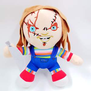 Halloween Peluche <span class=keywords><strong>Clown</strong></span> Effrayant Fantôme Poupée Chucky Style Doux Animal en Peluche pour Enfants Cadeau Fête Décoration en Gros - Product Image 1