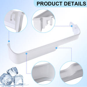 Refrigerator <b>Box</b> Plastic Rectangle Food <b>Storage</b> Compartment Fridge Organizer <b>Stackable</b> Easy Clean Freshness Preservation - Product Image 3