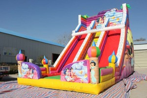 Aladdin Inflatable Slide Commercial Blow Up Slide PVC Inflatable Dry Slide - Product Image 2