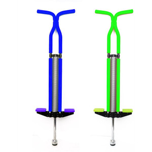 Manillares para Andas de Salto, Color Azul y Verde, con Mecanismo de Resorte, para Niños de 8 a 13 Años, Uso Doméstico, Unisex, Diseño Moderno - Product Image 2