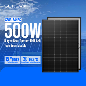 Paneles Solares Sunevo de 480w 500w Tipo N con Contacto Trasero, Garantía de 30 Años para Soluciones de Energía Comercial, 108 Celdas 470 - Product Image 1
