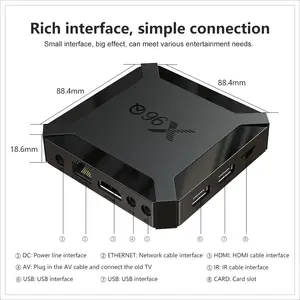 Vendita calda Allwinner H313 set-top box X96q sblocca tech Tv Box 1gb 2gb 8gb 16gb Android 10.0 4K Smart TV Box con 2.4G 5G WiFi