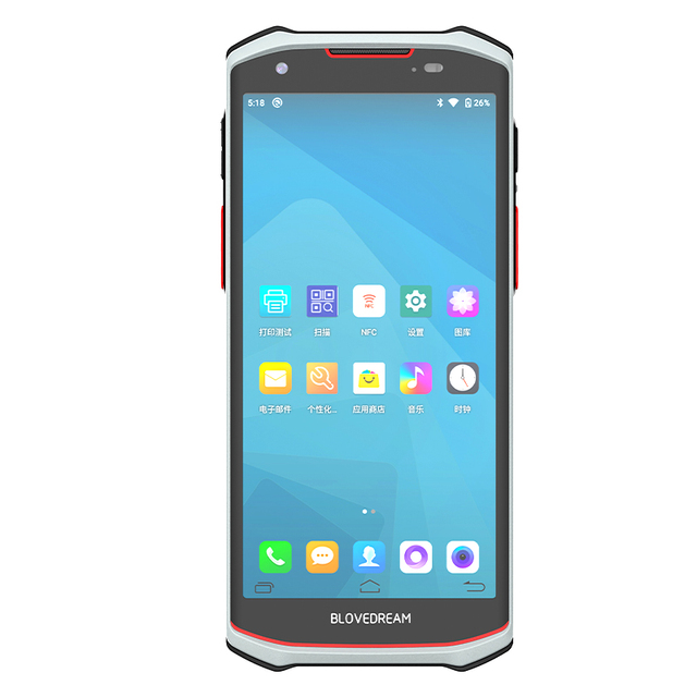 2024 Touch Portable Data Nfc Payment Inventory Mobile Stock Taking Rugged Barcode Scanner Handheld Terminal Pda Android 10.0