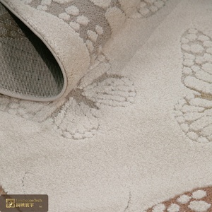<span class=keywords><strong>Tapis</strong></span> de jeu pour bébé LandScopeTech, non toxique, lavable, antidérapant, avec dos en jute, motif papillon, ultra-doux, poils de 9 mm, épaisseur 1200 mm - Product Image 4