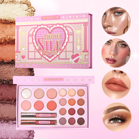 Julystar Set Rias Profesional Mudah Dipakai Natural Shimmer Shinny Matte Tahan Lama Palet Eyeshadow 20 Warna