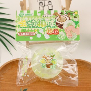 Balle anti-stress à presser en pectine, orange, à paillettes, mignonne et amusante, style Kawaii, en boîte, unisexe, pour enfants - Product Image 4