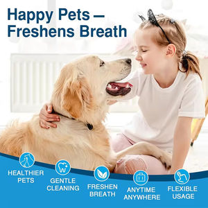 Salviette dentarie personalizzate per cani <span class=keywords><strong>Pet</strong></span> <span class=keywords><strong>Care</strong></span> per la pulizia orale dei denti del cane salviette per le dita dei denti degli animali domestici che puliscono il tartaro rimuovendo il tartaro - Product Image 2